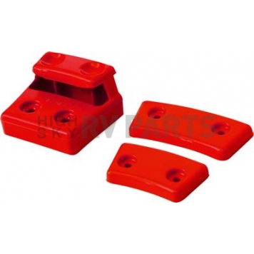 Daystar Liquid Storage Container Mount - Painted Plastic Red - KU76148RE