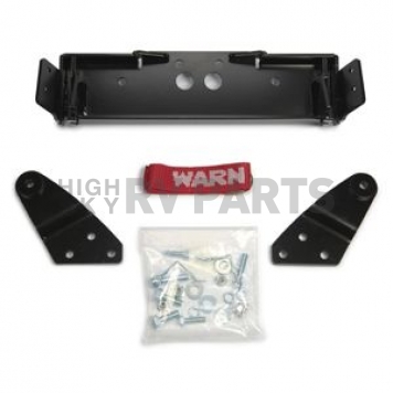 Warn Industries Snow Plow - Straight Blade Front Mount 66 Inch For Side By Side UTV - 97084P66-2