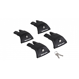 Rhino-Rack USA Roof Rack Mounting Kit Black Set Of 4 - RVL4