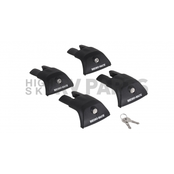 Rhino-Rack USA Roof Rack Mounting Kit Black Set Of 4 - RVL4