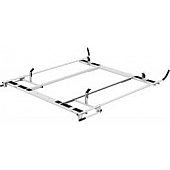KargoMaster Ladder Rack - Covered Utility 4 Bars Aluminum - 4TLACC