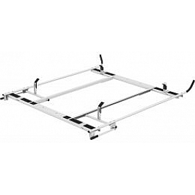 KargoMaster Ladder Rack - Covered Utility 4 Bars Aluminum - 4TLACC