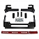 Warn Industries Snow Plow - Straight Blade Front Mount 66 Inch For Side By Side UTV - 97420P66