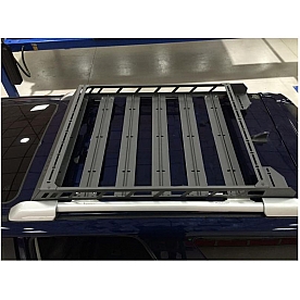 N-Fab Roof Basket Direct-Fit Black Aluminum - T102MRF