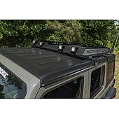 Rugged Ridge Roof Basket 150 Lb Load Capacity Black Steel - 1170304