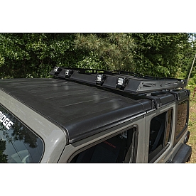 Rugged Ridge Roof Basket 150 Lb Load Capacity Black Steel - 1170304
