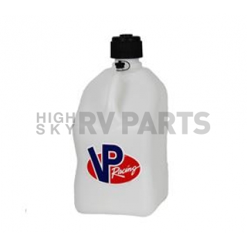 VP Racing Fuels Liquid Storage Container 5 Gallon Round Plastic White - 3524