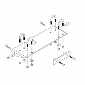 Kolpin Snow Plow Mount - Underside of ATV Chassis Mount - 151521
