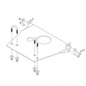 Kolpin Snow Plow Mount - Underside of ATV Chassis Mount - 151560