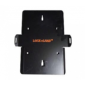 Lock N Load Motorcycle Wheel Chock Mount Steel Black Single - BK1001