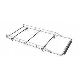 KargoMaster Ladder Rack - Covered Utility 5 Bars Aluminum - 4MEAMR
