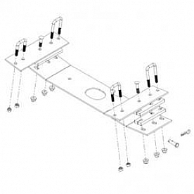 Kolpin Snow Plow Mount - Underside of ATV Chassis Mount - 153591