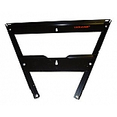 Lock N Load Motorcycle Wheel Chock Steel Black Single - BK102