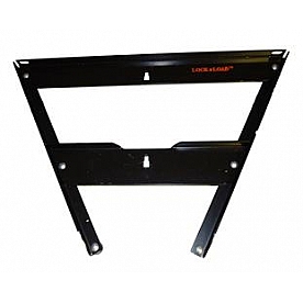 Lock N Load Motorcycle Wheel Chock Steel Black Single - BK102
