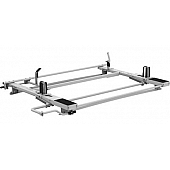 KargoMaster Ladder Rack - Covered Utility Steel Full Roof Gutter Mount - 4NCSCD