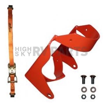 Lock N Load Motorcycle Wheel Chock Cradle Orange  - BK800