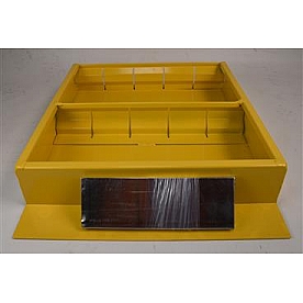 Westin Automotive Tool Box Tray 4 Dividers Silver - 80TR10