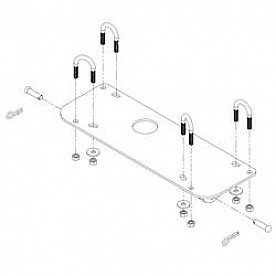 Kolpin Snow Plow Mount - Underside of ATV Chassis Mount - 154581