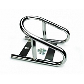 Surco Products Motorcycle Wheel Chock Stainless Steel Single - 3601