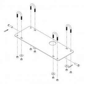 Kolpin Snow Plow Mount - Underside of ATV Chassis Mount - 154590