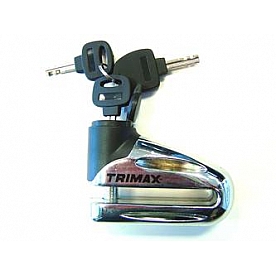 Trimax Locks Motorcycle Lock Black And Silver Disc Rotor - T665LC