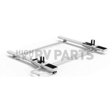KargoMaster Ladder Rack - Covered Utility 2 Bars Aluminum - 4SHADD-2