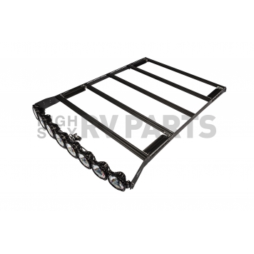 KC Hilites M-RACKS Roof Rack Aluminum Direct Fit Black - 92092-4