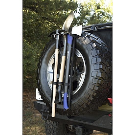 Rugged Ridge Tool Organizer - Steel Black - 1355163