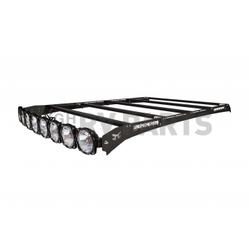 KC Hilites M-RACKS Roof Rack Aluminum Direct Fit Black - 92112