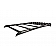 KC Hilites M-RACKS Roof Rack Aluminum Direct Fit Black - 92112