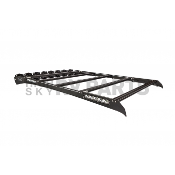 KC Hilites M-RACKS Roof Rack Aluminum Direct Fit Black - 92112-2
