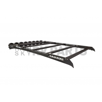 KC Hilites M-RACKS Roof Rack Aluminum Direct Fit Black - 92122-2