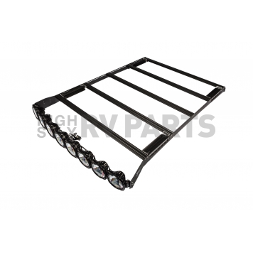 KC Hilites M-RACKS Roof Rack Aluminum Direct Fit Black - 92122-3