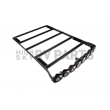 KC Hilites M-RACKS Roof Rack Aluminum Direct Fit Black - 92122-4