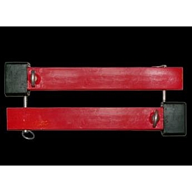 Titan Lift Motorcycle Wheel Chock Mount Steel Red Set Of 2 - C1500XAXRD