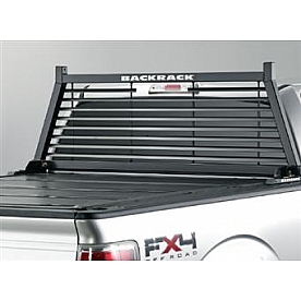 BackRack Headache Rack Steel Black Powder Coated Louvered - 12800