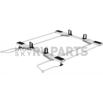 KargoMaster Ladder Rack - Covered Utility 4 Bars Aluminum - 4TLADD