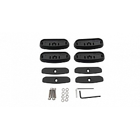 Rhino-Rack USA Roof Rack Mounting Kit Black Set Of 4 - RCP07BK