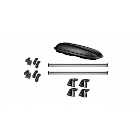 Yakima Cargo Carrier - Roof Rack Kit 11 Cubic Feet 89 Inch Black ABS Plastic - K0346846CB