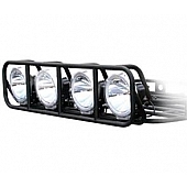 Smittybilt Defender Roof Basket Light Mount Black Single - 50002