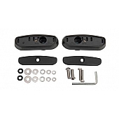 Rhino-Rack USA Roof Rack Mounting Kit Black Set Of 2 - RCP08HBK