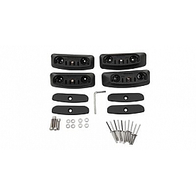 Rhino-Rack USA Roof Rack Mounting Kit Black Set Of 4 - RCP10BK