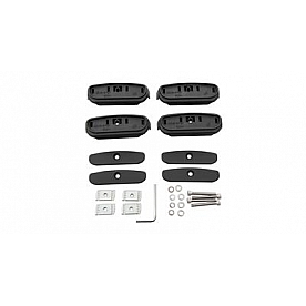 Rhino-Rack USA Roof Rack Mounting Kit Black Set Of 4 - RCP13BK