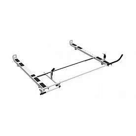 KargoMaster Ladder Rack - Covered Utility 2 Bars Aluminum - 4C6ACC