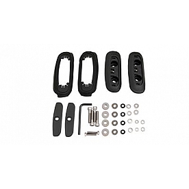 Rhino-Rack USA Roof Rack Mounting Kit Black Set Of 2 - RCP17MBK