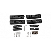 Rhino-Rack USA Roof Rack Mounting Kit Black Set Of 4 - RCP19BK