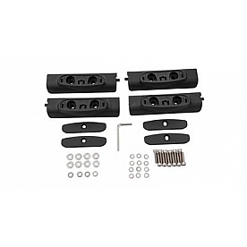 Rhino-Rack USA Roof Rack Mounting Kit Black Set Of 4 - RCP19BK