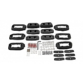 Rhino-Rack USA Roof Rack Mounting Kit Black Set Of 6 - RCP23BK