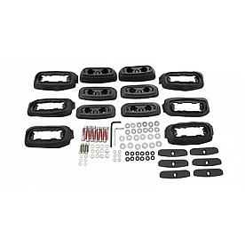 Rhino-Rack USA Roof Rack Mounting Kit Black Set Of 6 - RCP23BK