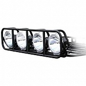 Smittybilt Defender Roof Basket Light Mount Black Single - 69001